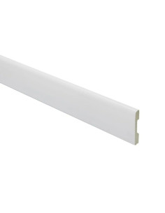 Zocalo Atrim Epsilon Plain Blanco Mate 100mm x 10mm x 2,44 (2302e)